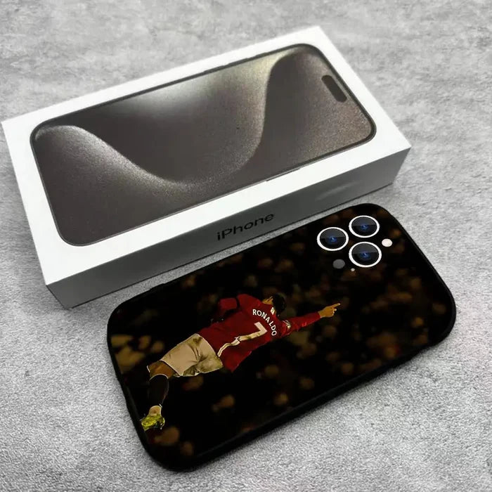 CR7 Ronaldo iPhone Case — Soft TPU Cover for iPhone 11–17