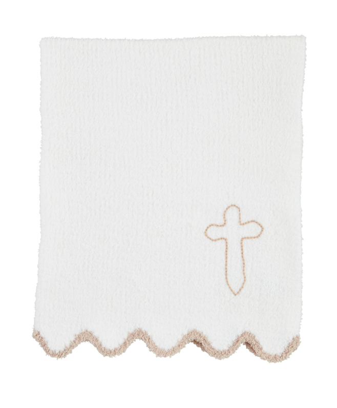 Cross Scallop Blanket