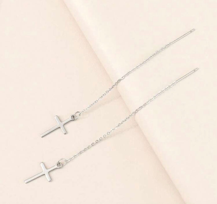 Cross Threaded Earrings