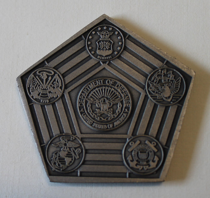 Department of Defense Defenders of Freedom Armed Forces Military Challenge Coin
