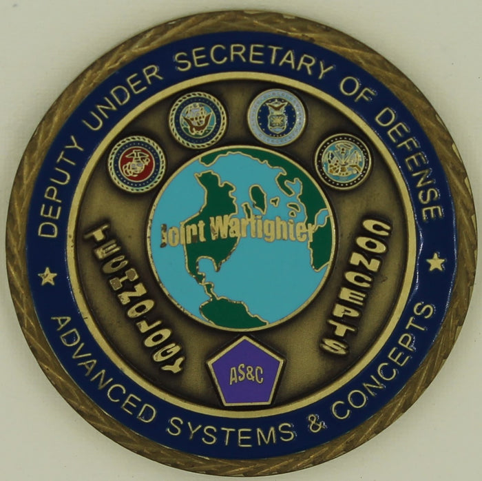Deputy Under Secretary of Defense Advanced Systems Concepts Challenge Coin