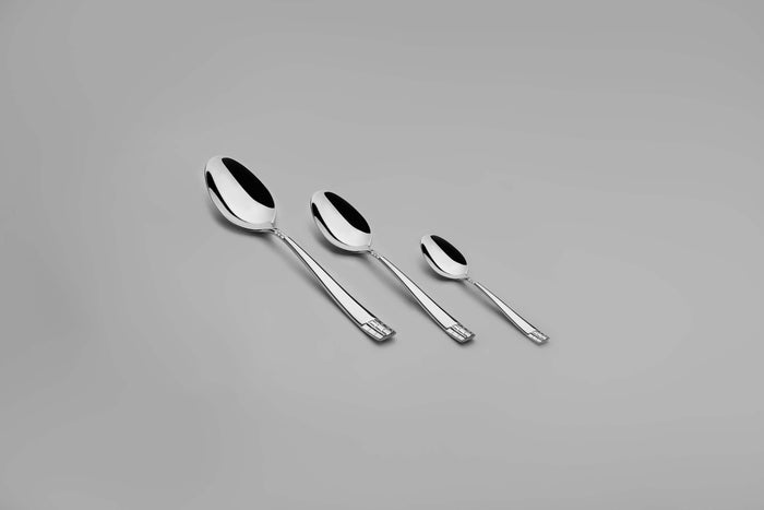 DIDIM MIRROR FINISH - 89 PIECE - 12 PERSON - BOXED CUTLERY SET