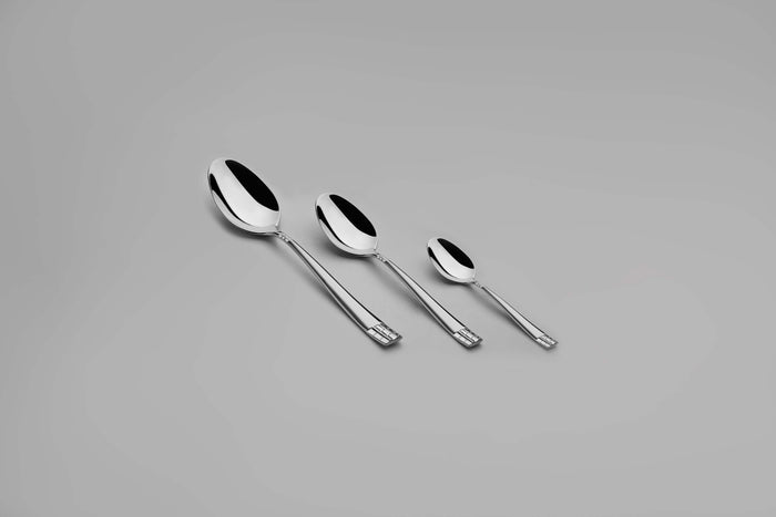 DIDIM SANDBLAST - 89 PIECE - 12 PERSON - BOXED CUTLERY SET