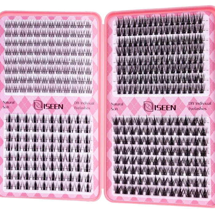 DIY Eyelash Extension Kit — Cluster Lashes with Glue