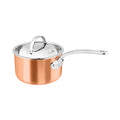 Escoffier Induction Saucepan 18 x 1cm/2.5 Litre, Copper