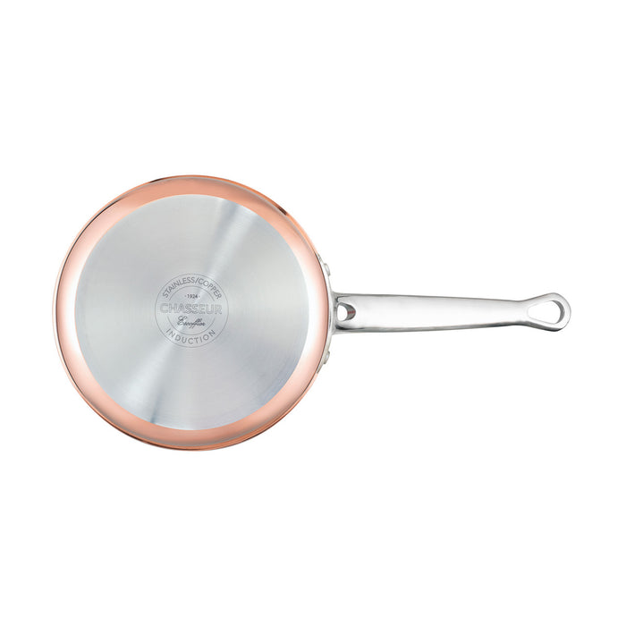 Escoffier Induction Saucepan 18 x 1cm/2.5 Litre, Copper