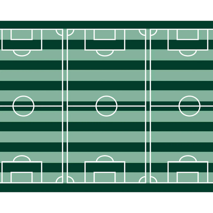 Football Pitch Disposable Tablecloth - Soccer Field Table Cover - Match Day Party Decorations - Kids Sports Birthday Tableware -120 x 180 cm - Jolie Fete UK