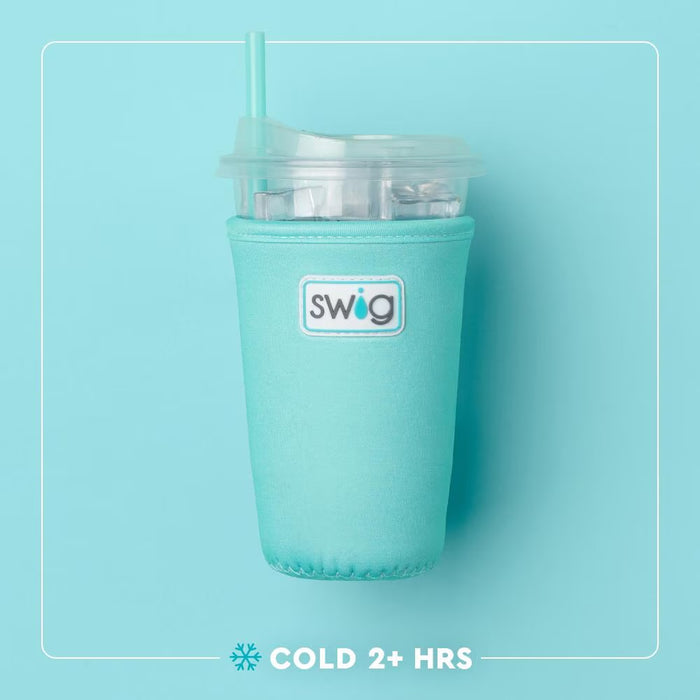 Gameday Gingham Royal Swig Iced Cup Coolie (Medium)