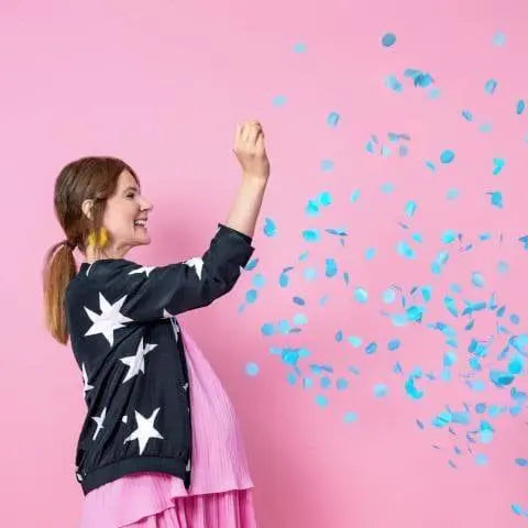 Gender Reveal Balloon - Giant Confetti Gender Reveal Balloon Kit - Select Pink or Blue
