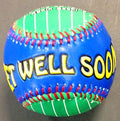 "Get Well" Baseball In Acrylic Cube by Counseltron