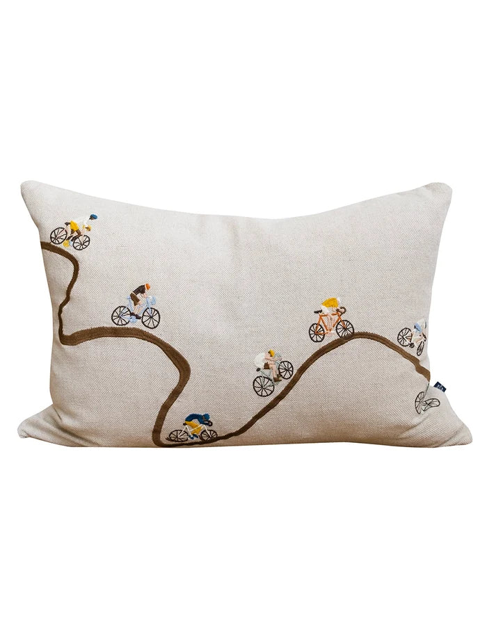 GIRO EMBROIDERED CUSHION COVER