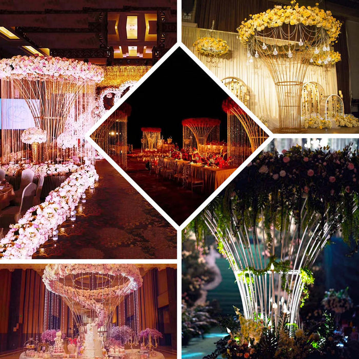 Elegant floral arrangements and decor for events and weddings.