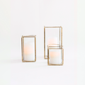 Gold Hurricane Lantern