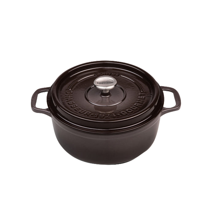 Gourmet Round French Oven 24cm/4 Litre, Cast Iron, Storm Grey