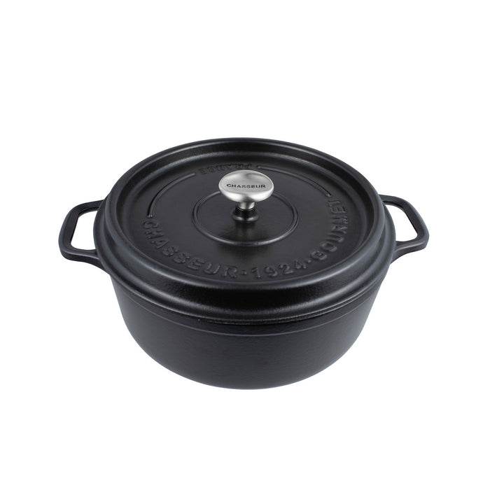 Gourmet Round French Oven 24cm/4 Litre Satin Black