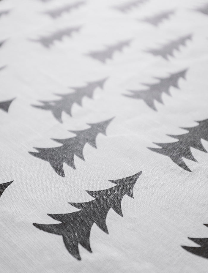 GRAN COATED COTTON FABRIC, BLACK
