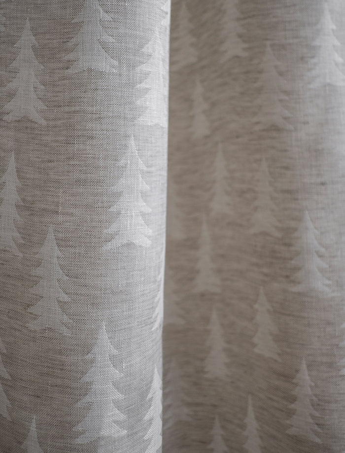 GRAN DOUBLE JACQUARD WOVEN FABRIC, SAND/WHITE