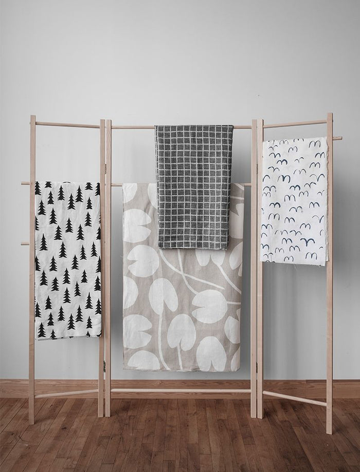 GRAN FABRIC BY THE METRE, BLACK