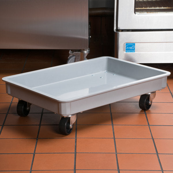 Gray Fiberglass Dough Proofing Box Dolly