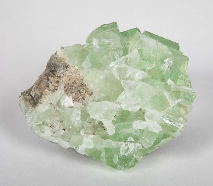 Green Cubic Fluorite Cluster