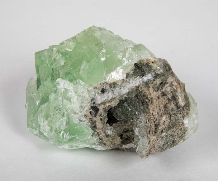 Green Cubic Fluorite Cluster