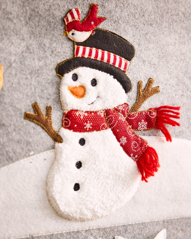 Advent Calendars - Grey Reindeer and Snowman Advent Calendar