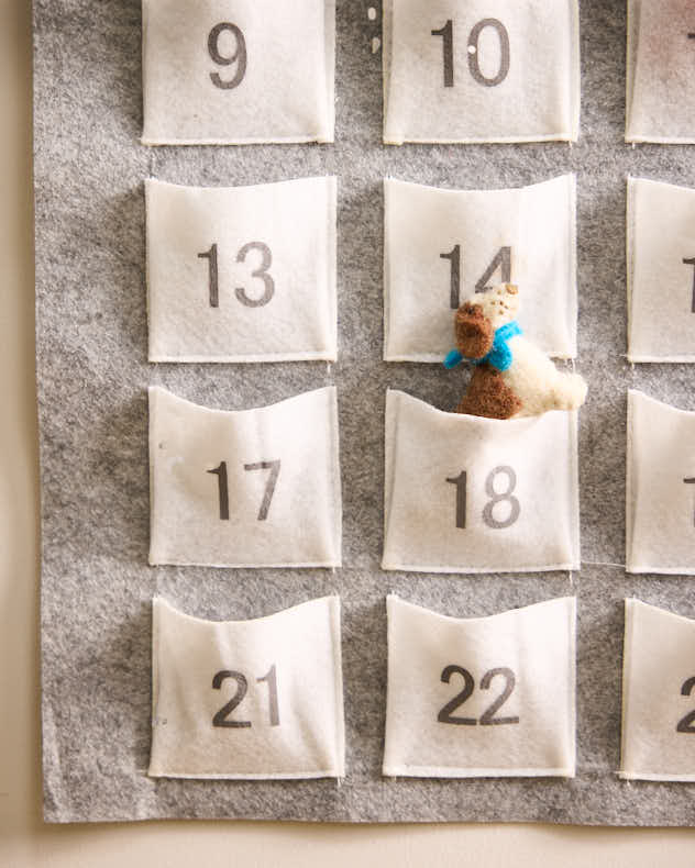 Advent Calendars - Grey Reindeer and Snowman Advent Calendar