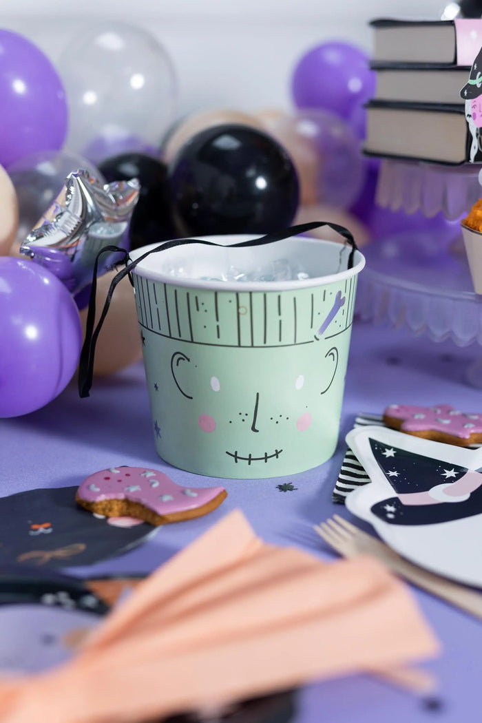 Halloween Treat Buckets - Small Candy Buckets - Halloween Treats - Trick Or Treat Buckets - Cute Halloween - Kids Halloween Party -Pack Of 2 - Jolie Fete UK
