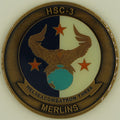 Helicopter Sea Combat Squadron Three HSC-3 CPO Mess Merlins Navy Challenge Coin