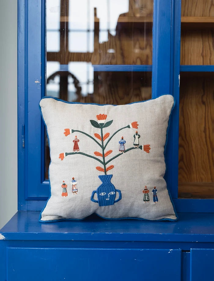 HÖGTID EMBROIDERED CUSHION COVER