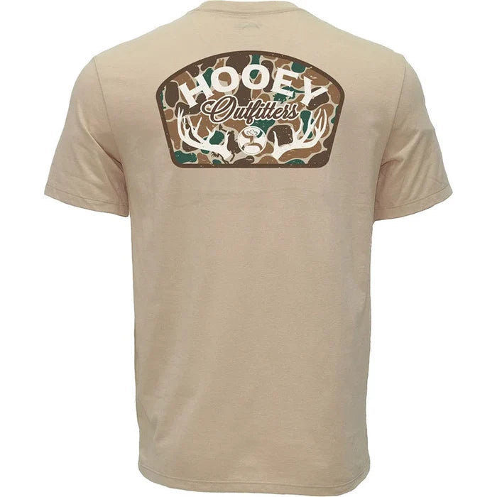 Hooey Outfitters Youth Camo Antler Logo Tee
