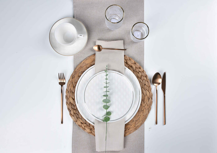 IMPERIAL TOUCH - 60 PIECE DINNER SET FOR 6 PEOPLE - FREYA - B24-001