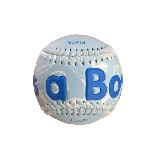 "It’s a Boy" Baseball In Acrylic Cube by Counseltron