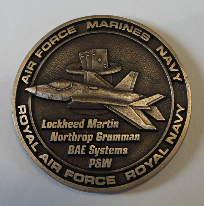 Joint Strike Fighter X-35 First Flight 2000 Air Force Navy Marines Medallion / Medal  / Challenge Coin