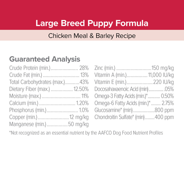 Kent Blue Seal EnTrust® Large Breed Puppy Formula Chicken Meal & Barley Recipe Dog Food