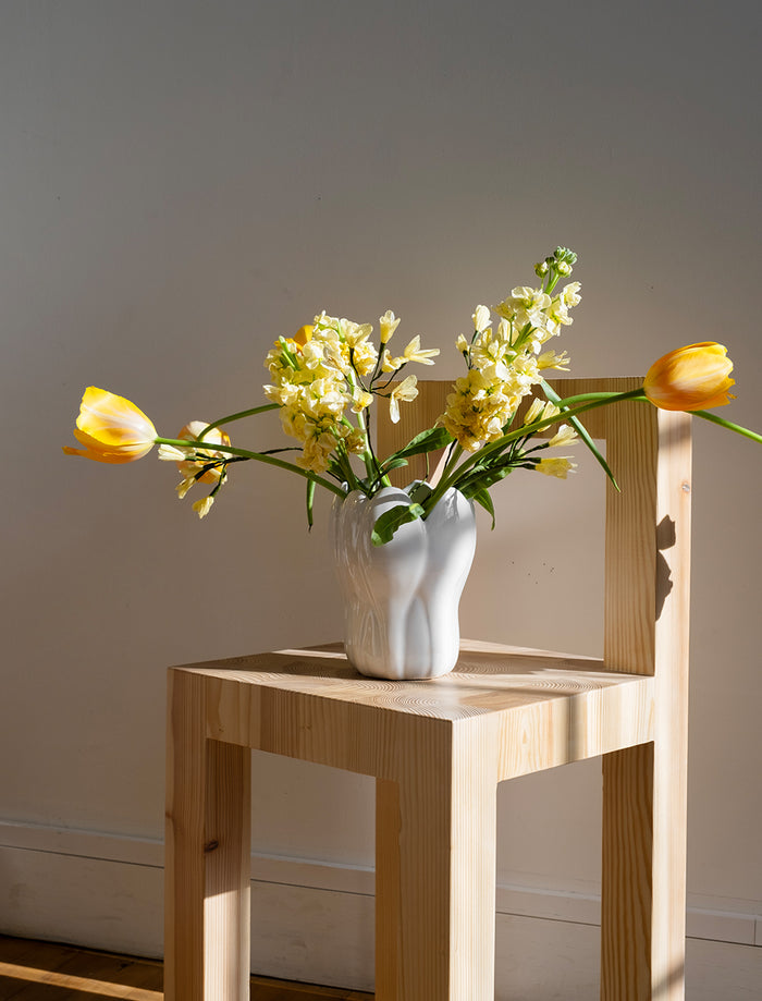 KROKUS VASE, WHITE - X-small (matte)