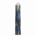 Kyanite Wand Tall Tower Blue Gemstone Gold Inclusions