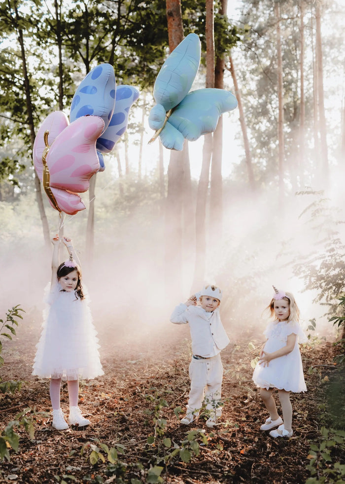 Butterfly Balloon - Large Green Butterfly Foil Balloon - Mint Green & Gold - Unicorn Birthday Decorations - Unicorn Party Supplies - Jolie Fete UK