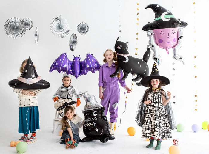 Large Witch Head Halloween Balloon - Witchcraft - Witch Balloon - Witches-Halloween Party Balloon-Halloween Decorations-Halloween Kids Party - Jolie Fete UK