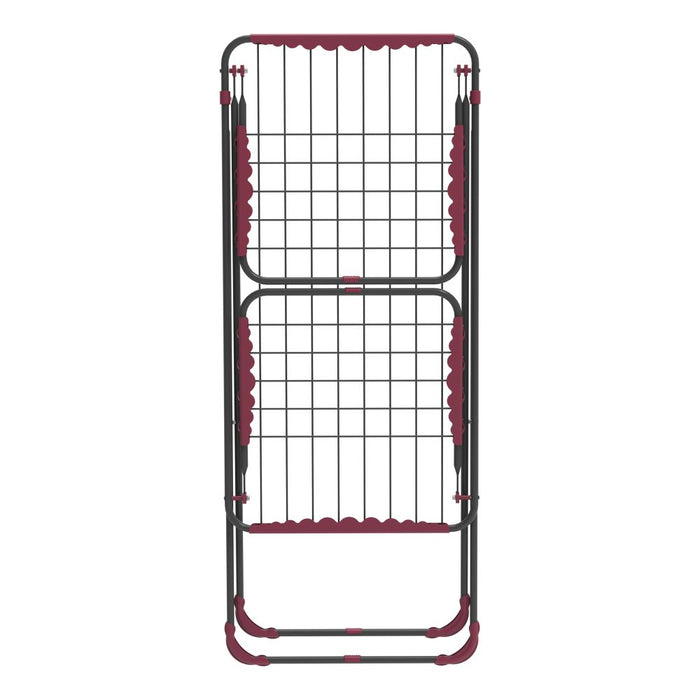 LAUNDRY DRYER - AVRORA BLACK | FOLDABLE 2-WING STEEL