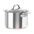Le Cuivre 24 x 17cm/7.6L Stock Pot with Lid
