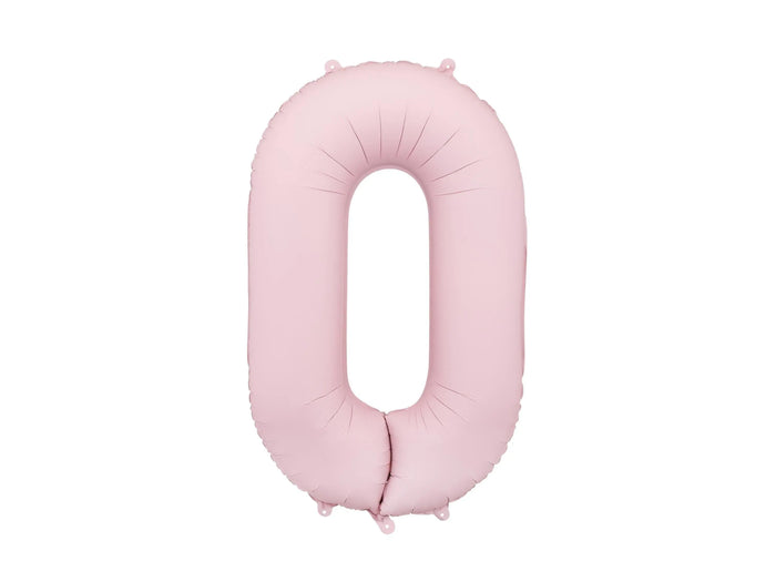 Light Pink Number 9 Balloon 86cm / 34" - Large Pastel Pink Foil Mylar Digit - 9th Birthday Decor - 90th - Anniversary Party Supplies - Jolie Fete UK