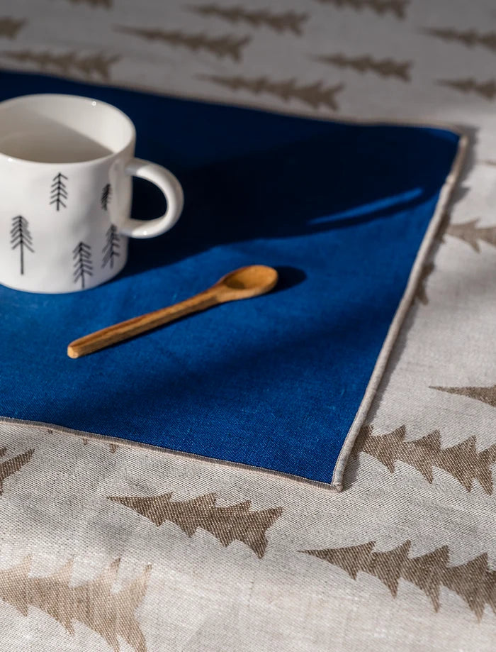LINEN PLACEMAT, BLUE
