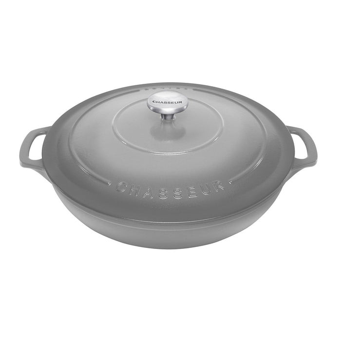 Low Round Casserole 30cm/2.5 Celestial Grey
