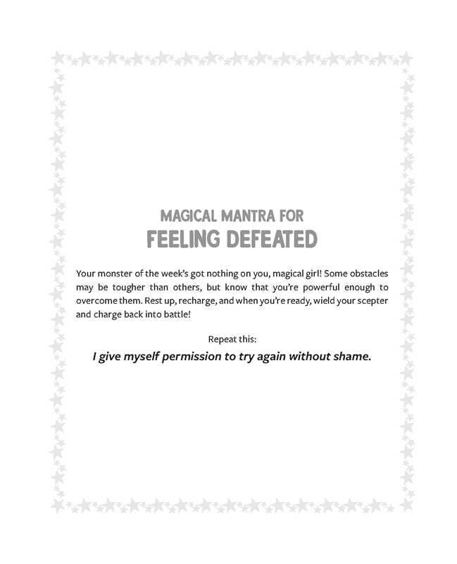 Magical Girl's Self-Care Coloring Book by Jacque Aye