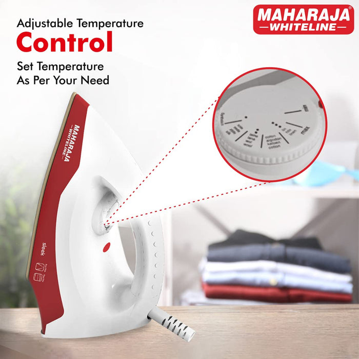 Maharaja Whiteline Sleek 1000 Watt Dry Iron - 3