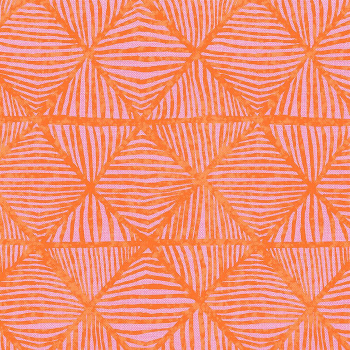 Mali Sunset Sorbet | Orange & Pink Lumbar Throw Pillow