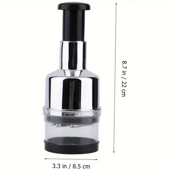 Manual Garlic Chopper Crusher Stainless Steel Handheld