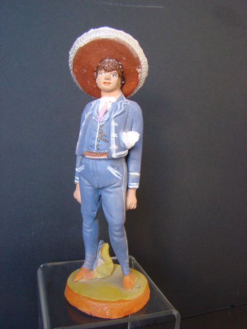 Mexican Bisque Figurine of a Man