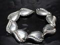 Mexican Hollow Core Heart Shape Leaf Bracelet